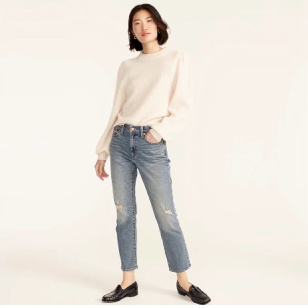 J Crew Slim Boyfriend Jean in Tinted Indigo Wash Blue Size 29